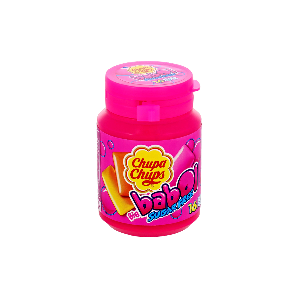 Chupa Chups - Big Babol Lemon Orange Strawberry Flavours Sugar Free 64g x 6pcs - 384g