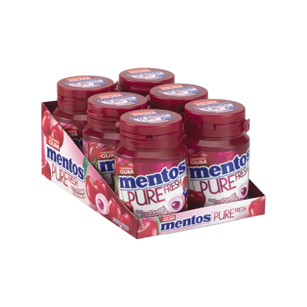 Mentos - Pure Fresh Pure Breath Cherry Flavour Sugar Free 60g x 6pcs - 360g