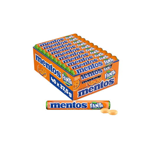 Mentos - Fanta 37.5g x 40pcs - 1500g