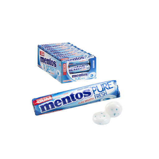 Mentos - Pure Fresh Pure Breath Fresh Mint 15.5g x 24pcs - 372g